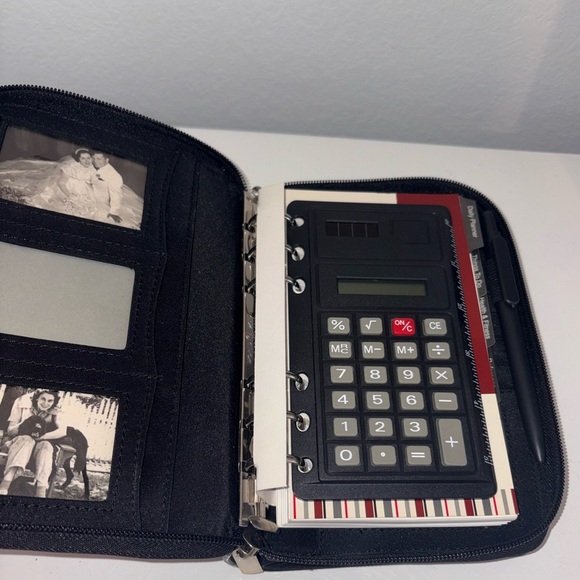 Vintage Mundi Mundex Daily Planner Organizer Wallet NWT - Picture 5 of 14